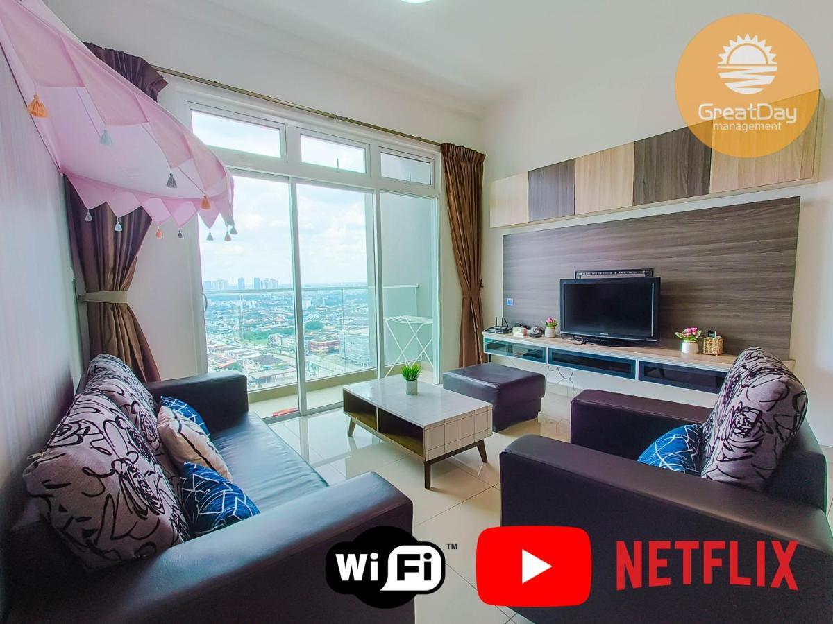 Apartamento Twin Galaxy By Greatday Johor Bahru Exterior foto