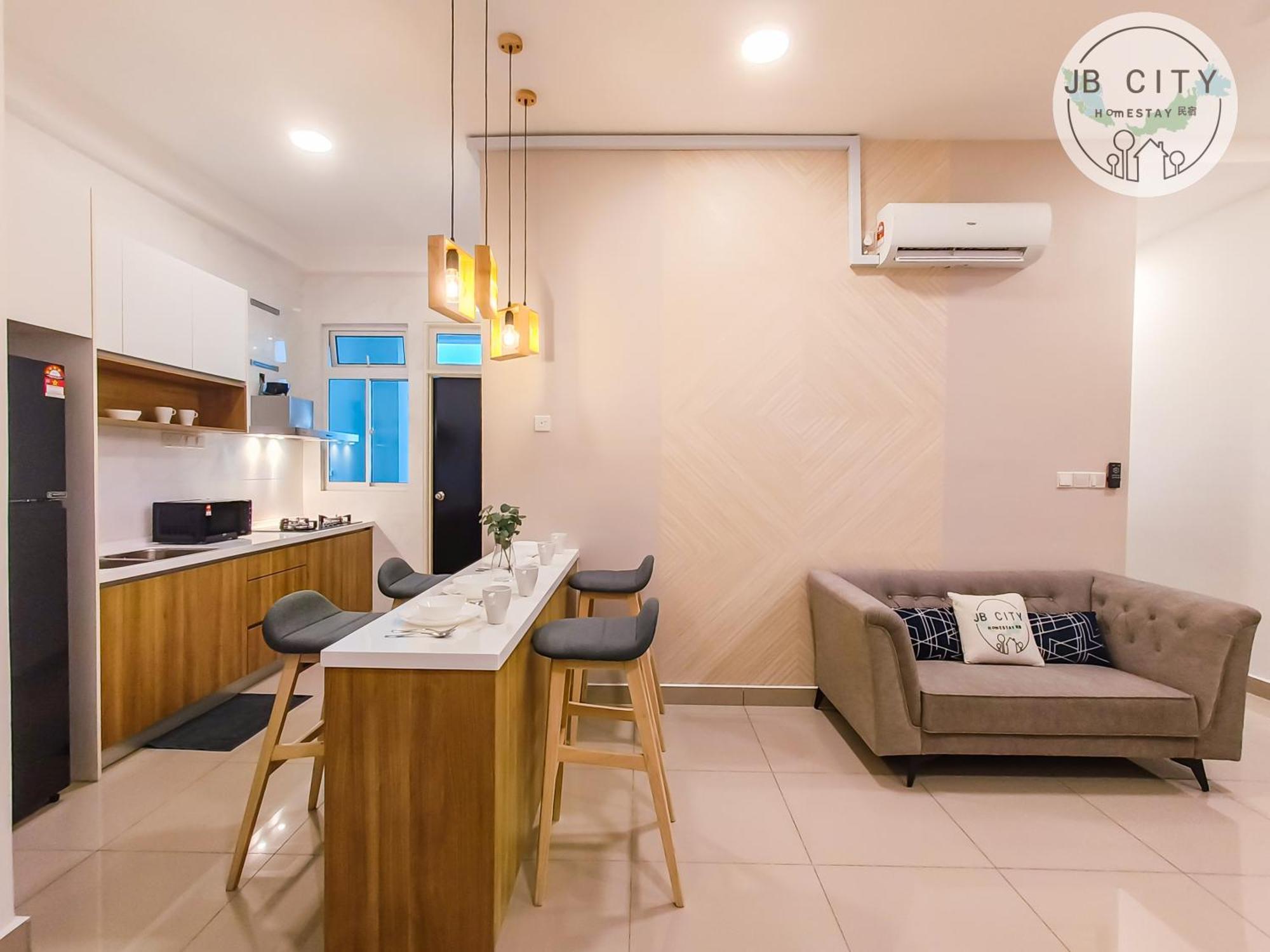 Apartamento Twin Galaxy By Greatday Johor Bahru Exterior foto